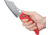 Oknife Sentry R1 Crossbar Lock Red, OKNSENTRYR1RED