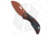 Olamic Cutlery Busker Largo Folding Knife, 2.50in, Bohler M390 Stainless Steel, Sheepsfoot Blade, Titanium Copper/Green Handle, Copper/Copper/Green, 5.875in, BHQ-86630