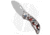 Olamic Cutlery Busker Largo Folding Knife, 2.50in, CPM MagnaCut, Sheepsfoot Blade, Titanium Black/Blue/Red/White Handle, Steel/Black/Blue/Red/White, 5.875in, BHQ-189601