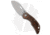 Olamic Cutlery Busker Largo Folding Knife, 2.50in, CPM MagnaCut, Sheepsfoot Blade, Titanium Black/Brown/Gray Handle, Steel/Black/Brown/Gray, 5.875in, BHQ-189603