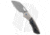 Olamic Cutlery WhipperSnapper BL Folding Knife, 2.875in, Damascus, Sheepsfoot Blade, Carbon Fiber, Titanium Blue/Gray Handle, Black/Blue/Gray, 6.875in, BHQ-182544