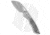 Olamic Cutlery WhipperSnapper BL Folding Knife, 2.875in, Damascus, Sheepsfoot Blade, Titanium Gray Handle, Black/Gray, 6.875in, BHQ-182546