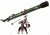 Olivon Alpha Lyra 70mm Refractor 900mm Focal Length EQ-1 Telescope, Green, Large OLALAC70MC-US