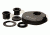 Olivon Filter 1.25in 5-Piece Wheel Kit with 5 Filters, Black, Small OLFW5F-US