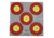 Oncore Targets 5 Spot Outdoor Self-Healing Archery Target, Red/Yellow/Grey, Medium, ST-4