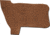 Oncore Targets Deer - Vitals Self-Healing Archery Target w/Universal Rings, Brown, D10