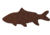 Oncore Targets Fish Self-Healing Archery Target, Brown, Small, FSH1