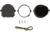 One Hundred Concepts ScopeCap Pro w/ ShockCollar, 65mm, Black, OHC-SCP-65