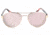 One Lacuna Sunglasses, Shiny Rose Gold, 21939