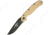 Ontario Knife 8830DT RAT II Linerlock D2 Folding Knife, 3in Black D2 Tool Steel Drop Point, Desert Tan G10 Handle, ON8830DT