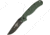 Ontario Knife 8830OD RAT II Linerlock D2 Folding Knife, 3in Black D2 Tool Steel Drop Point, OD Green G10 Handle, OD Green, 8830 OD GREEN