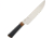 Ontario Knife Agilite Chef's Knife 2nd Fixed Blade Knife, 9.5in, Stainless Steel, Standard Edge, Satin, Black, Transparent Handle ON2520SEC
