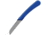 Ontario Knife Chromatics Paring Knife Second Knife, 7in Overall, 2.75in Satin Finish Stainless Blade, Blue Rubberized Plastic Handle, 3500X