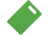 Ontario Knife Cutting Board, Dishwasher Safe, Dishwasher Safe, 11.75in X 7.75in X 0.38in, Green, Polypropylene, 0415GRN