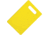 Ontario Knife Cutting Board, Dishwasher Safe, Dishwasher Safe, 11.75in X 7.75in X 0.38in, Yellow, Polypropylene, 0415YW