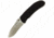 Ontario Knife Joe Pardue Assisted Opener Folding Knife,3in,Black G10 Handle,Plain OK8872