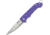 Ontario Knife OKC Navigator Folding Knife, 3in Closed, 2.13in Satin Stainless Blade, Purple Synthetic Handle, 8900 PURPLE