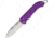 Ontario Knife OKC Traveler Folding Knife, 3in Closed, 2.25in Satin Stainless Blade, Purple Plastic Handle, 8901PUR