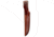 Ontario Knife Old Hickory Filet Knife, 6.4in Blade, Hardwood Handle, Leather Sheath, Small, 1275