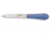 Ontario Knife Oyster/Clam Knife 2nd Kitchen Knives, 7.75in Overall, 3.75in Satin SS Blunt Tip Blade, Blue Rubber Handle, Blue, 05144SEC