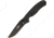 Ontario Knife RAT 1 Drop Point Linerlock Folding Pocket Folding Knife, 3.5in Black Aus-8 SS Drop Point, Carbon Fiber Handle, Thumb Stud, Pocket Clip, Black, 8887CF