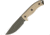 Ontario Knife RAT-5 OD Green Fixed Blade Knife, 10.5in Overall, 5in Green Powder Coated 1095Hc Steel Drop Point, Green Linen Micarta Handle, Glass Breaker, Black Nylon Belt Sheath, Green, 8691