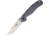 Ontario Knife RAT I Linerlock Gray Folding Knife, 3.5 satin finish AUS-8 stainless blade, Gray textured nylon handle, 8848GY COOL GRAY