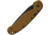 Ontario Knife RAT 1A Assisted Opening Folding Knives, 3.5in, AUS-8 Stainless Steel, Drop Point, G10 Tan Handle, 8871TN