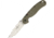 Ontario Knife RAT1A SP Linerlock A/O OD Folding Knife,3.625in,AUS-8 Steel,Standard Edge,Satin,Green,G10 Handle ON8870OD
