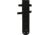 Ontario Knife Stealth Fixed Blade Knife, 9.13in Overall, 3.5in Black Partially Serrated S35VN Blade, Black Linen Micarta Handle, Leather Sheath, 8198
