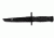 Ontario Knife Tanto Bayonet Fixed Blade Knife, Black OK1947