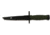 Ontario Knife Tanto Bayonet Fixed Blade Knife, Green OK1949