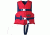 ONYX Life Vest, for Children, Polyethylene Foam, Nylon Outershell, Red, Navy, 103000-100-001-12