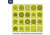 OP Exclusive - EZ2C Targets Self-Adhesive Mini 20 Assorted Styles 3.67x4.25in Chartreuse and Black Ink, Tear-Off Pad of 20, Chartreuse, EZ2CM20C