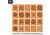 OP Exclusive - EZ2C Targets Self-Adhesive Mini 20 Assorted Styles 3.67x4.25in Orange and Black Ink, Tear-Off Pad of 20, Orange, EZ2CM20K