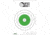 OP Exclusive EZ2C Targets Style 12G, 25-Yard Slow Fire 10in Target w Scoring Rings. Green and Black Ink on High Quality White Paper, 25 Pack, EZ2CS12G
