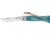 Opinel Colorama Folding Knife No.6, 2.75in, w/ Virobloc, 12C27 Sandvik SS, Hornbeam Handle, Turquoise, 002200