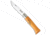 Opinel Opinel Knives No. 8 Carbon Steel Knife Beech Wood 3.25&quot; Satin, Wood, High Carbon Steel, adult, BHQ-14346