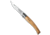 Opinel Opinel Knives No 8 Slim Stainless Steel Folding Knife Olive Wood 3.12" Satin #, Wood, Stainless Steel, adult, BHQ-27871
