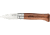 Opinel Oyster and Shellfish Folding Knife No.9, 2.5in, 12C27 MOD Sandvik Stainless Blade,Varnished Bubinga Wood Handle, 001616