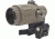 EoTech OPMOD Red Dot Reticle Hybrid Sight IOP Holosight w/ 3X G33 Magnifier, Tan, HHS-2 OP