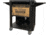 OPMOD HellRazr YAMA Charcoal Grill Cart, Black, YAMA-A-CT-01