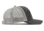 OPMOD Trucker Hat Embroidered Logo, Charcoal/Grey, OPM-Cha/Grey-Charl/Grey