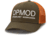 OPMOD Trucker Hat Embroidered Logo, Dark Loden/Jaffa Orange, OPM-Dark Loden/Jaffa Orange