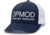 OPMOD Trucker Hat Embroidered Logo, Dark Navy/White, OPM-Dark Navy/White