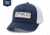 OPMOD Trucker Hat Embroidered Patch, Dark Navy/White, OPMDarkNavy/White