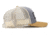 OPMOD Trucker Hat Embroidered Patch, Heather Grey/Birch/Biscuit, OPMHea Greiscuit-Heath/Bi