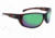 Optic Nerve Old Salt Sunglasses, Matte Demi Frame, Polarized Copper Lens w/Green Mirror Lens 82004