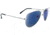 Optic Nerve Estrada Sunglasses, Shiny Silver, 18027