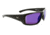 Optic Nerve One Gamefish Sunglasses, Matte Black Frame, Polarized Brown with Blue Mirror Lens 17024